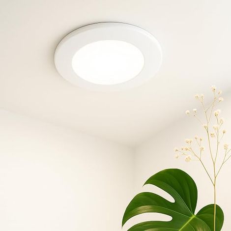 Projecteur encastré G4 12 V, avec couverture en verre (1/3)