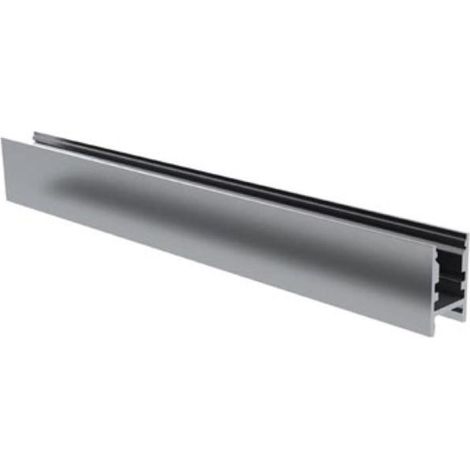 Alu-swiss - Profilo in alluminio per strisce LED - stretto - 6-8 mm - alluminio anodizzato - grigio argento - 2 m (1/3)