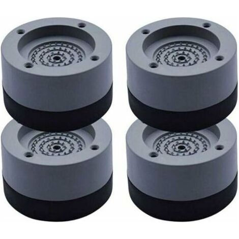Tigrezy-4Pcs Patins Anti Vibration Tampon Anti-vibration Lave Linge Universel Pieds Stabilisateur Piédestal pour Lave-Linge Réfrigérateur (1/5)