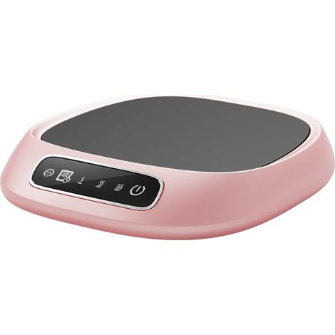 Réchauffe-Tasse - Réglage De Température Ajustable - Minuterie 1 À 8 Heures - Arrêt Automatique - Pour Bureau Maison - Rose (1/5)