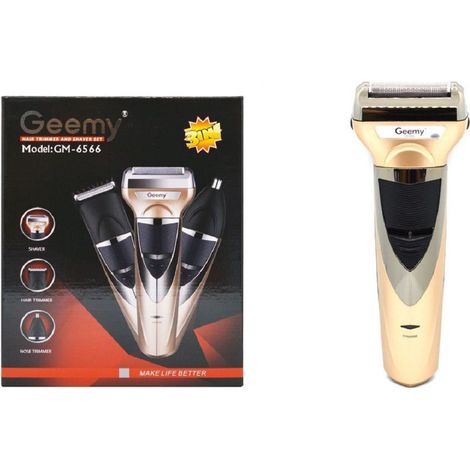 MaxTech - Rasoio Rifinitore 3in1 Tagliacapelli Professionale Ricaricabile Cordless Gm-6566 - (1/5)