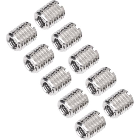 Lot de 10 écrous de réparation réducteurs M6x1.0 femelle et M10x1.5 mâle, outil d'extension de filetage (1/5)