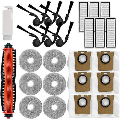 Filtre pour aspirateur brosse pour aspirateur Filtre de brosse pour aspirateur filtre de remplacement Accessoires Kit pour Robot Aspirateur 5 – Pro pièce détachée Brosses Filtres Serpillière Dust Bags (1/5)