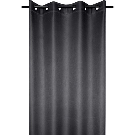 Rideau occultant doublure polaire Gris anthracite 140x260 cm
