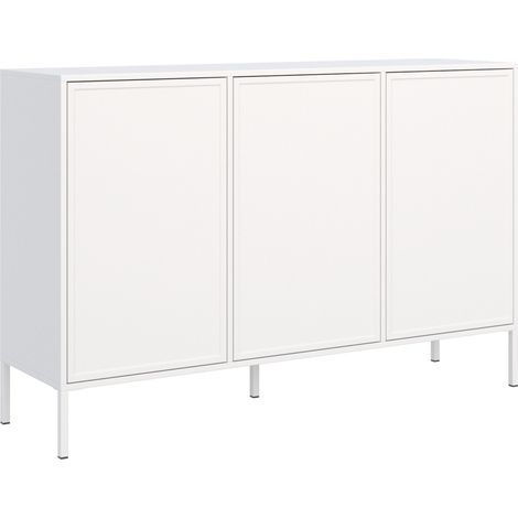 Selsey Velveto – Buffet 3 portes – Blanc – 150cm (1/5)