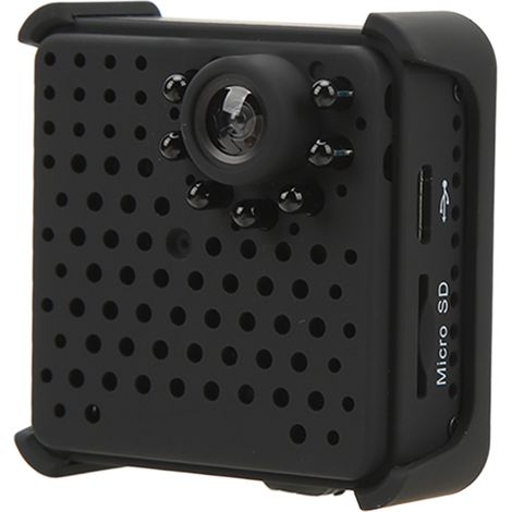 Mini caméra 1080p avec vision nocturne infrarouge, sans fil et Wi-Fi, pour la maison, l'extérieur et le bureau. (1/5)