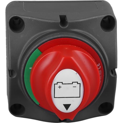 Disjoncteur de batterie marine 12 à 48 V, sélecteur de coupure de circuit d'alimentation de batterie, interrupteur d'isolement, convient aux véhicules, aux navires et aux camping-cars. (1/5)