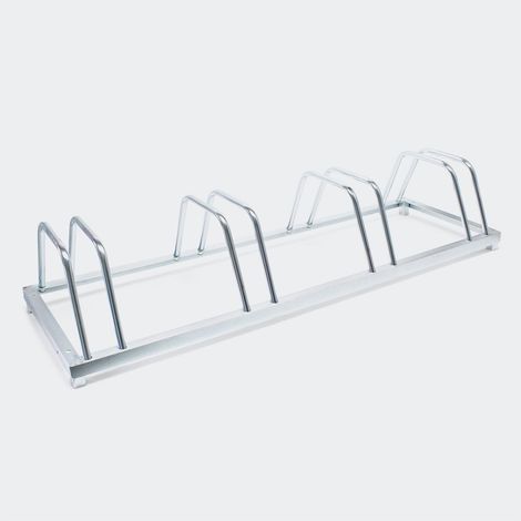 Rangement - Ràtelier 4 Vélos Avec Fixation Au sol - Rack 1 niveau (1/5)