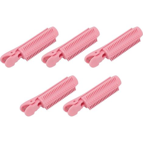 Lot de 5 pinces à cheveux duveteuses, réutilisables et portables, pour frange et coiffure, outil de coiffage DIY pour femmes et filles (1/4)