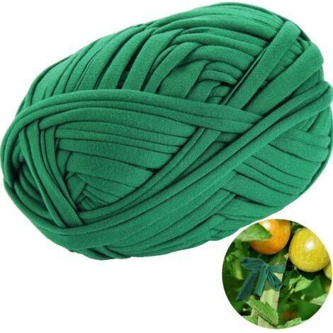 Ahlsen 30 Meters/98 Feet Green Garden Twine Garden Plant Tie Tree Tie Stretchable Plant Support Tie (1 Roll) (1/5)