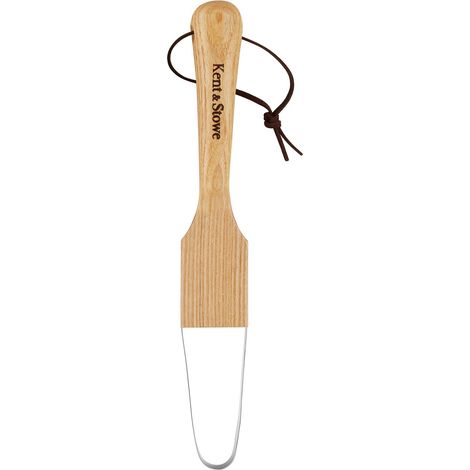 Kent & Stowe Estirpatore erbacce – Pala per togliere le erbacce in acciaio inossidabile per arare, con manico in frassino, lunghezza: 32 cm (1/4)