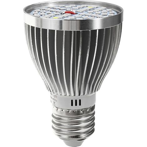 Ampoule de croissance E27 60 W 2835 SMD à spectre complet pour plantes hydroponiques et aquarium (1/5)