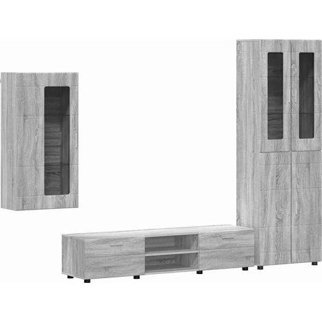 Maison Exclusive - Conjunto de mueble de TV con cajón FLORIN 3 pc