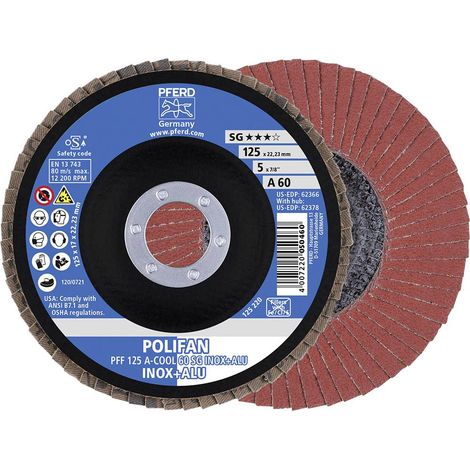 Disque à lamelles A-COOL SG droit 125mm G60 Pferd 1 PCS (1/5)