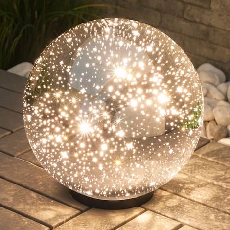 [NEUWERTIG] B-Ware Lindby Kamui Led Dekoleuchte Dekolampe Lampenball Dekoleuchte Bunt ø 30 Cm Led