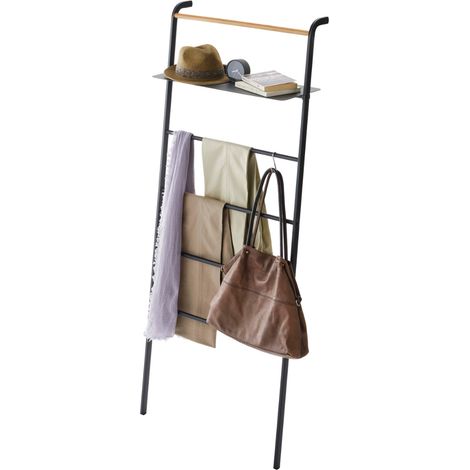 YAMAZAKI - Portant échelle inclinée avec étagère L66 cm - TOWER (1/5)