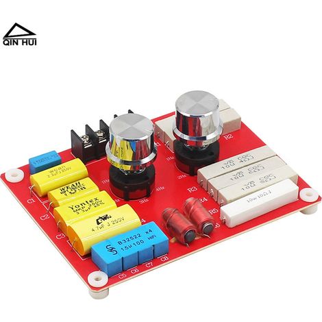 Vente directe de filtres passifs trois voies haute fréquence, moyenne fréquence et basse fréquence pour enceintes audiophiles HiFi de qualité domestique et de scène. (1/4)