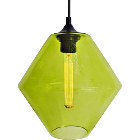 Candellux lampada a sospensione Bremen nera vetro Ø23cm (1/2)