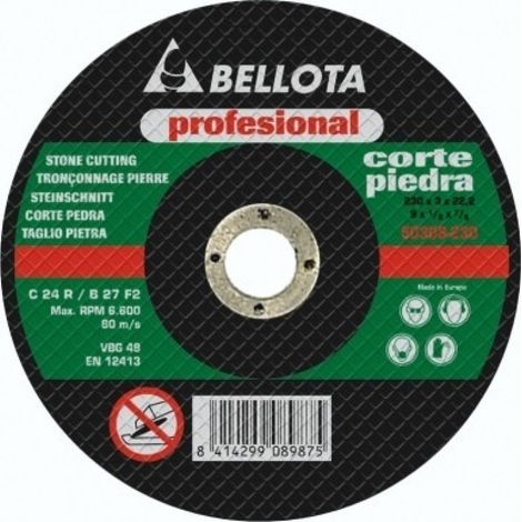 Disco corte piedra 230x3x22 mm bellota (1/2)