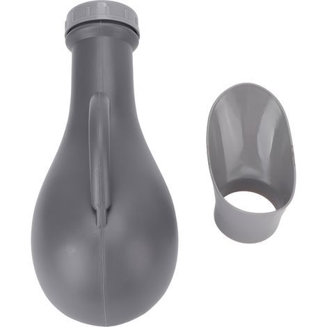 Großhalsiges, spritzwassergeschütztes Urinal für Männer mit Griff Flaschenurinal für ältere, bettlägerige Patienten (1/5)