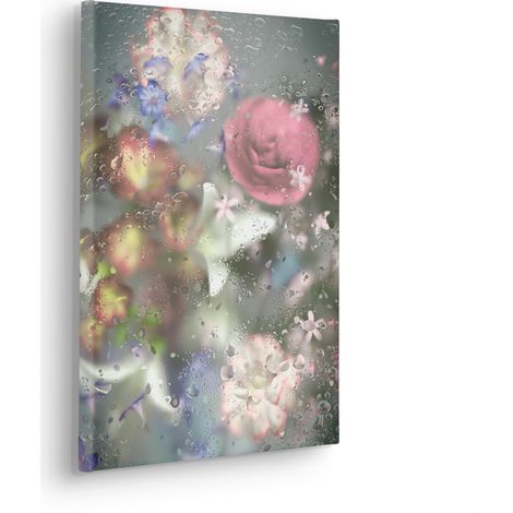 Komar Canvasbild Summer Thunderstorm - 40 x 30 cm - Bild auf Keilrahmen - Vintage und Retro (1/2)