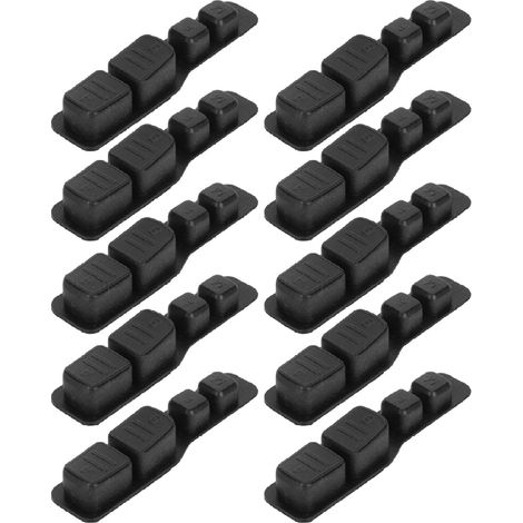 Lot de 10 boutons PTT de rechange pour talkies-walkies BAOFENG UV 82, UV 82HP, UV 8, UV 8D et autres radios. (1/5)