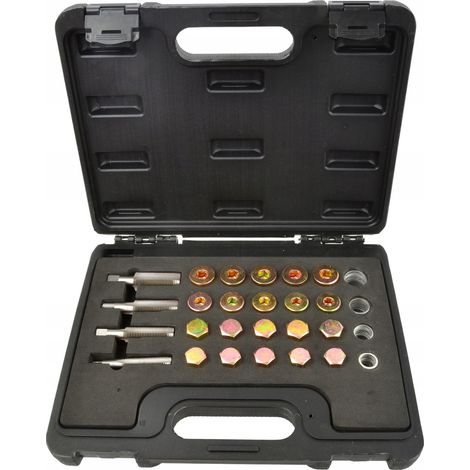 Kit de reparación geko g02795 64 piezas tapones aceite