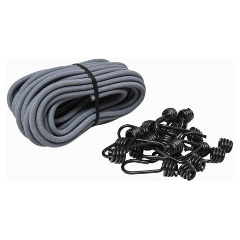 Lot de100 Tendeur Elastique Cordons Élastiques avec Boules Sandow Elastique Boules Elastiques pour chapiteaux, tentes, bannières et bâches (1/5)
