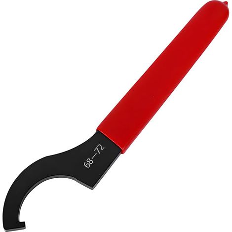 Universel Clé D'amortisseur En Métal Outil Réparation De Moto Pre Load Spanner Wrench, Type C Résistance Outil De Réglage Clé à Molette, Clé à Serrage D'écrou De Type C Pour Tours(68-72mm) (1/5)