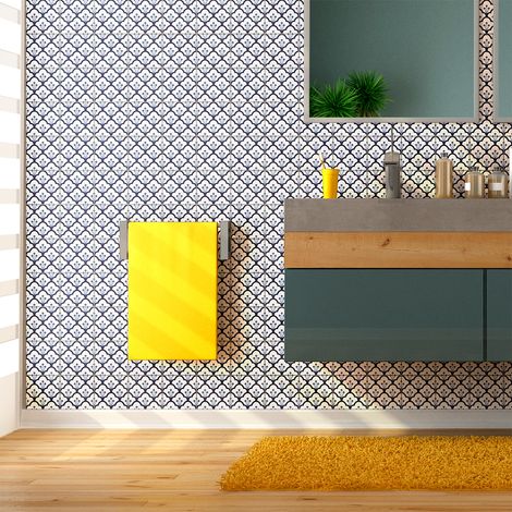 Sticker Mural Carrelage adhésif Cuisine Salle de Bain - 24 STICKERS CARREAUX DE CIMENT AZULEJOS JUAN JOSÉ - 24stickers10x10cm (1/5)