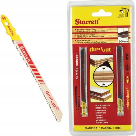 Lames de scie à bois Starrett DualCut BU3DC-2, pas de cassure des deux côtés (1/5)