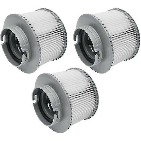 Filtre Mspa 3 pièces FD2089 K808 MDP66 Camaro G20242977934, cartouche de remplacement compatible, pour spa gonflable, pack de 3 (1/5)