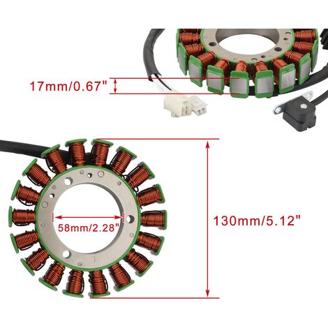 Papierpad-Kit für Zündspulenstator für XVS1100 Vstar 1100 Custom 2004-2009 (1/4)