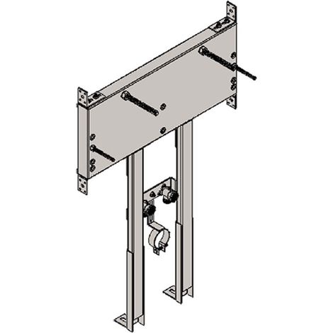 Supporto lavabo con raccordi per per pareti in cartongesso