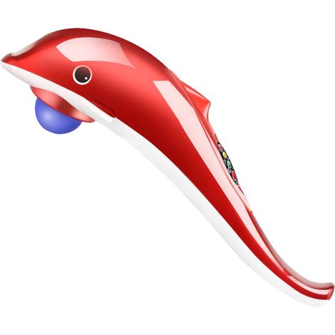 Appareil de massage Dolphin - Appareil de massage dorsal avec marteau vibrant, tige infrarouge et rouleau pour la relaxation cervicale - AquaForge (1/3)