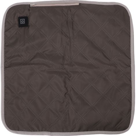 Coussin de siège chauffant USB en graphène, chaise de bureau à chauffage rapide, Portable, pour canapé-lit, Camping, café en plein air (1/5)