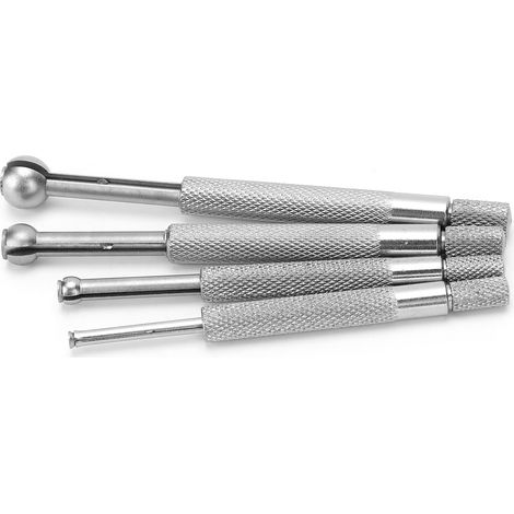 Lot de 4 jauges d'alésage télescopiques à bille avec poignée antidérapante diamantée, outil de mesure 313 mm (1/5)