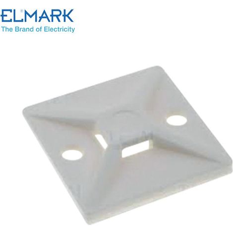SUPPORTI FASCETTE MT-30 100PCS ADESIVO BIANCO