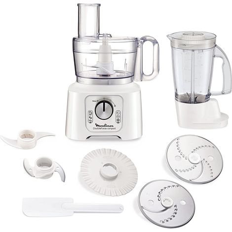 2,2 l 800 w multifunktions-küchenmaschine mit weißem mixer - Moulinex - fp544111