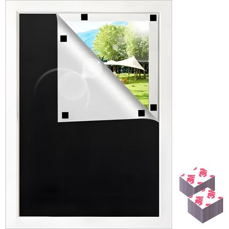 Store Occultant sans Percage, 100X150CM Stores Intérieurs Magnétiques Portable, DécoupableTissu Occultant Isolation Thermique pour Ombrager Les Fenêtres Intérieures et Les Puits de Lumière (1/5)