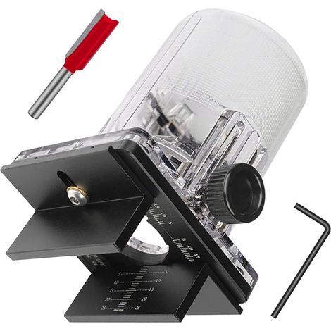Supporto per scanalatura 2 in 1 per fresatrice per legno da 65 mm (1/5)