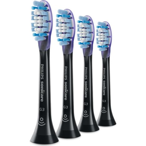 4er pack burstenkopfe - philips - hx905488 - g3 schwarz