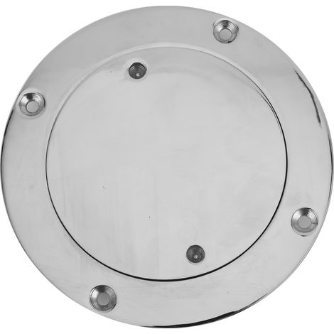 Plaque de pont en acier inoxydable 316 de 10 cm avec trou et clé, accessoire de quincaillerie marine pour yacht (1/5)