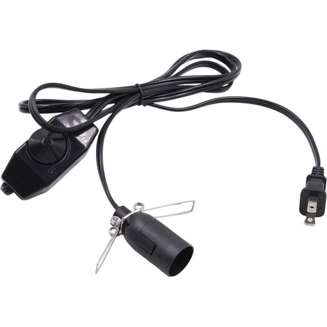 Cordon d'alimentation avec variateur pour lampes de sel en cristal de l'Himalaya (1/5)