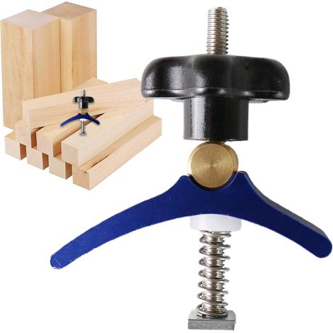 Pince à plaque pour rail en T - Dispositifs de pression réglables pour le travail du bois - Accessoires pour rail en T  Applications dans le travail du bois, la menuiserie, le travail des métaux, la (1/5)