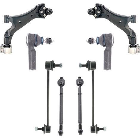 KIT BRACCIO OSCILLANTE 8 PEZZI COMPATIBILE CON OPEL ANTARA A (L07) 2.0 CDTI / Kit Sospensione Completo OE/OEM / Bracci Oscillanti + Testine Sterzo / Sostituzione Diretta OEM