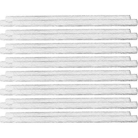 24 mèches en fibre de verre de 35 cm de long et 1,25 cm de diamètre pour torches à vin et lampes à huile (1/5)