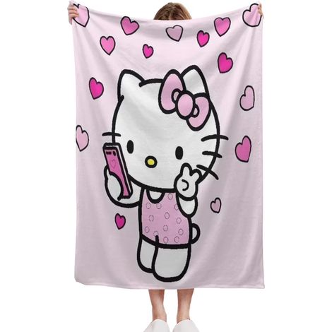 Couverture en flanelle à motifs anime, chaude et ultra douce, idéale pour le salon et la chambre. Cadeau parfait pour les amis, les (1/5)