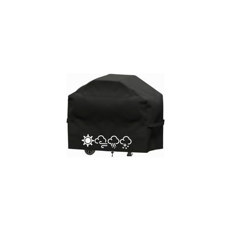 Funda para barbacoa 420D, 145 x 61 x 117 cm, para barbacoa Weber Genesis II, duradera e impermeable, fabricada en poliuretano (145 x 61 x 117 cm)