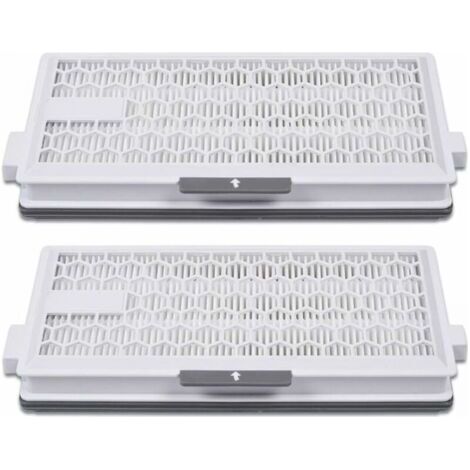 Lot de 2 filtres HEPA Airclean Plus 50 pour aspirateurs Miele Complete C3 Powerline, S8340 - Air Clean SF-HA 50